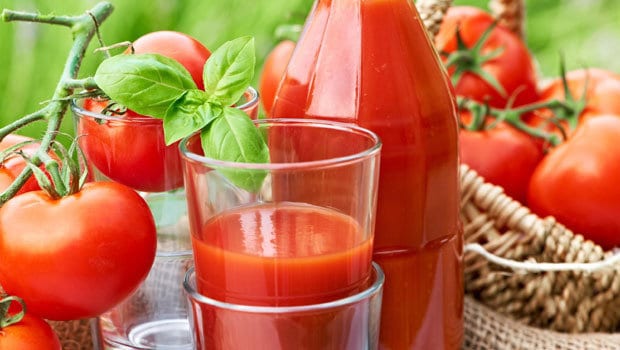 فوائد عصير الطماطم