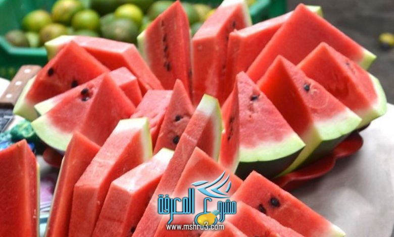 البطيخ الأحمر في المنام
