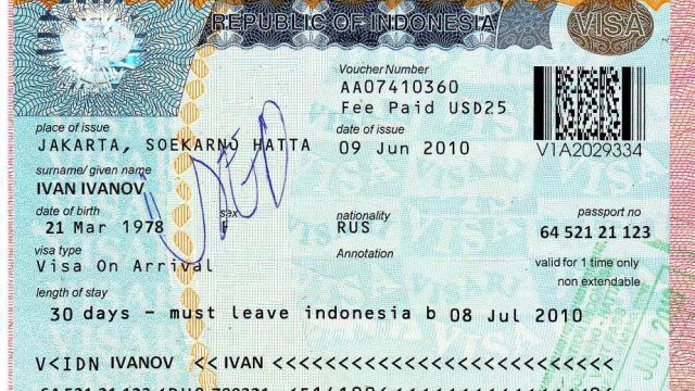 شروط تأشيرة اندونيسيا الجديدة