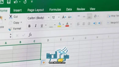 ماهو التبويب المناسب لاضافة ايقونه في برنامج الاكسيل